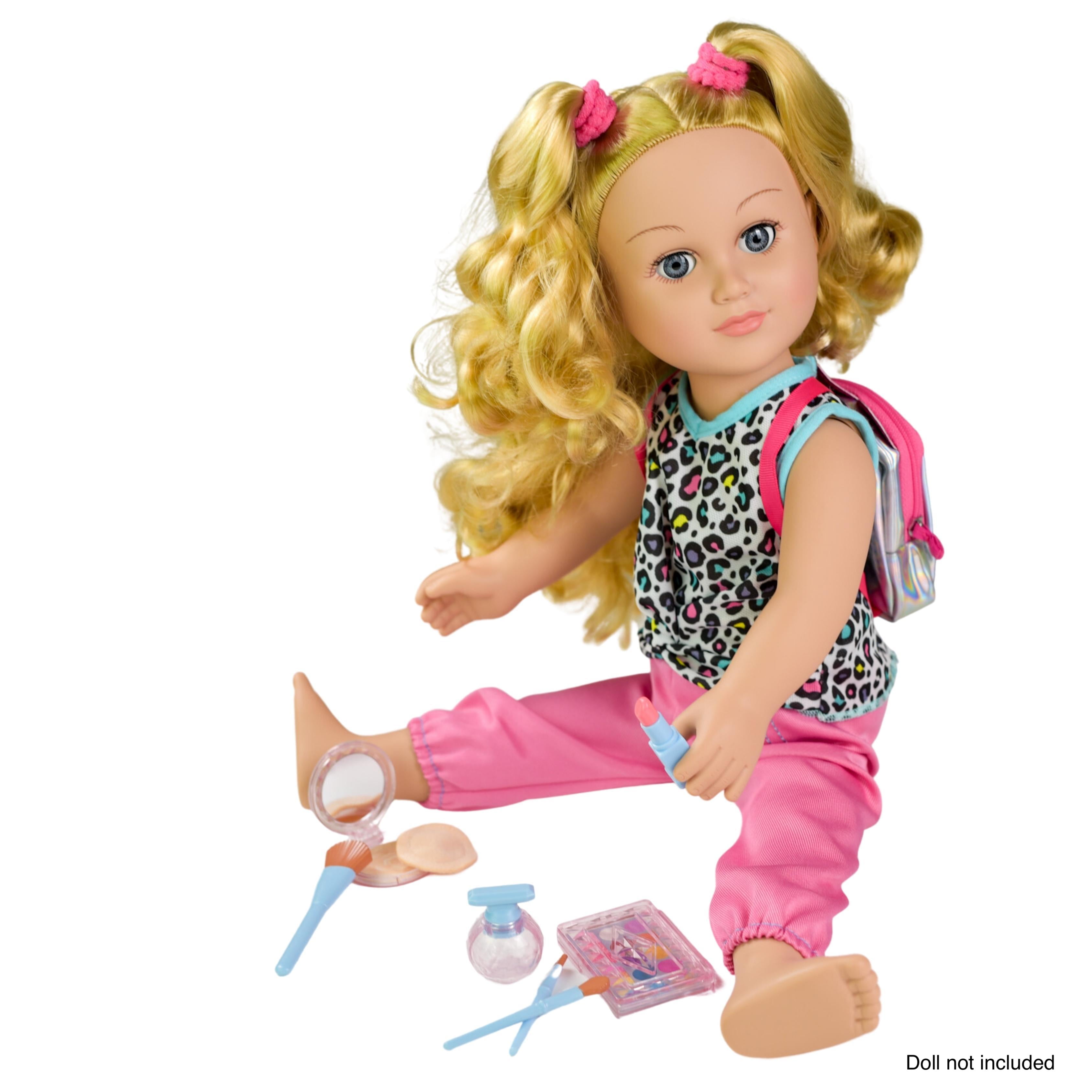 My Life As Makeup Play Set for 18 inch Doll, 9 Pieces Included,  Multi-Color