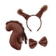 thumbnail image 5 of Accesorios para el cabello con diseño de animales para Halloween, pajarita para juegos de rol, recuerdos de fiesta Marrón sin guante, 5 of 9