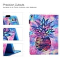 thumbnail image 3 of iPad 10.2 Case for iPad 8th 7th Gen 2020 2019, Allytech PU Leather Slim Fit Protection Smart Cover Auto Sleep Wake Pencil Holder Muilt Angle Stand Folio Flip Cover for Apple iPad 10.2",Pineapple, 3 of 6