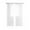 White-WH-home supplies, variant on MORESEC Home Semi Sheer Curtain Panels for Bedroom 98 Inch Long - Linen Window Drapes Light Filtering Rod Pocket Voile 39x98in Home Decor