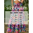 thumbnail image 7 of Cueply Womens Flowy Long Maxi Skirt Pleated Elastic High Waist Drawstring Tiered Skirts with Pockets, 7 of 7