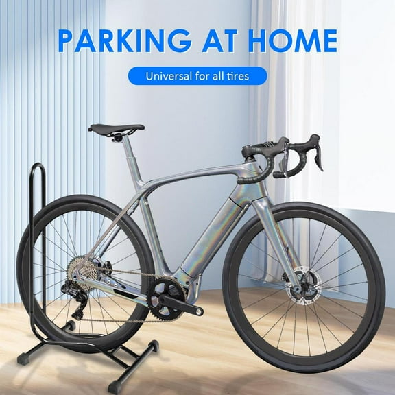 TOPATY Bike Floor Stand Stabel Steel Bike Rack Powder Coated Bicycle Parking Rack L Shaped Freestanding Cycling Stand Portable Bike Stands for Indoor Storage & Display attractive