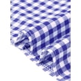 thumbnail image 5 of INSPIRE CHIC Summer Check Top for Women's 1950s Vintage Button Up Dressy Casual Blouse L Blue, 5 of 6