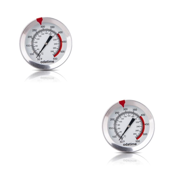 Yuarrent Medidor de temperatura de acero inoxidable, medidor de cocina de carne, medición de parrilla para hornear, accesorios de leche de panadería, 20 centímetros 2piezas Yuarrent CBP164328