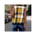 thumbnail image 7 of Zynoxe Women's Plaid Vests With Side Pockets Fashion Zip Up Vests for Women Classic Stand Collar Sleeveles Jackets Soft Lightweight Fall Winter Casual Gilet Jacket 2XL, 7 of 7