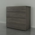 thumbnail image 5 of Nexera Modern 4 Drawer Dresser in Bark Grey, 5 of 5