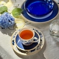 thumbnail image 5 of STP GOODS Melodie de Fleurs Porcelain Dessert Plate Set of 4 Bread Plate Set Side Plates 7.5" Plate Set, 5 of 17