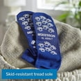 thumbnail image 3 of McKesson 40-3816 Above the Ankle Slipper Socks Terries Adult X-Large Royal Blue (1 Pair), 3 of 4