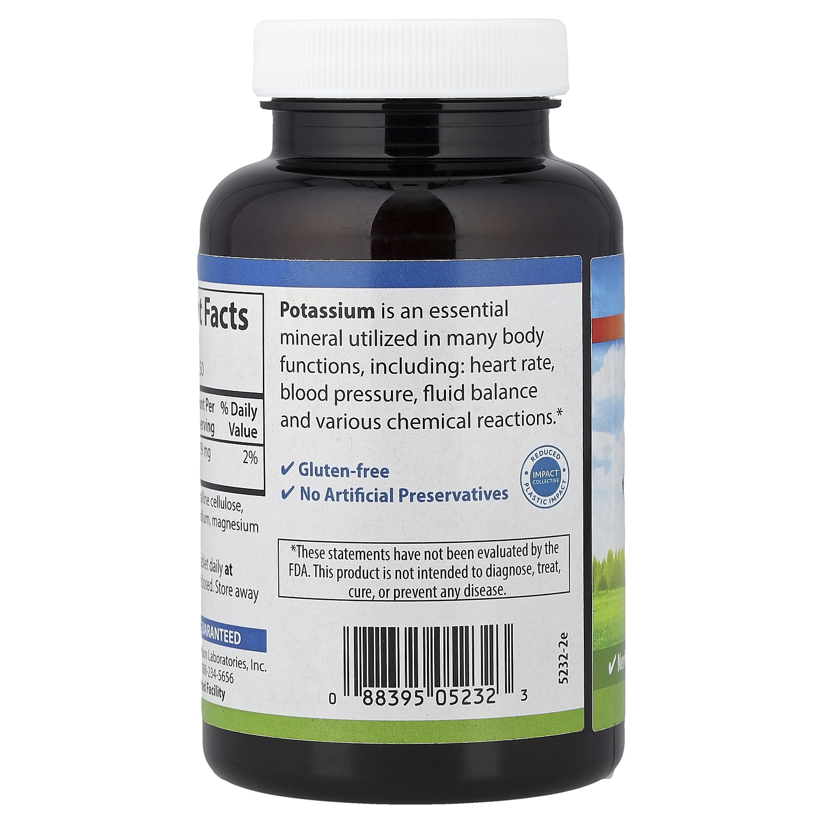 Carlson Potassium, 99 mg, 250 Tablets