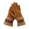 thumbnail image 2 of Kilaqueen Womens Winter Gloves Stretch Fleece Gloves for Cold Weather, Warm Gloves With Touch Screen Texting Fingers, Windproof Gloves, 2 of 3