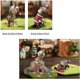 thumbnail image 3 of 8 Pieces Resin Mini Christmas Decorations, Christmas Figurines Table Decoration, Santa Claus Snowman Miniature Ornament, For Home Garden Party Decor O, 3 of 4
