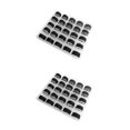 thumbnail image 3 of Ounissouiy 25 unidades/juego de hilos de bordar para coser, hilos de bobina preenrollados para manualidades DIY con caja de almacenamiento negro 2piezas Ounissouiy CBP011109, 3 of 5