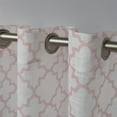 thumbnail image 4 of Exclusive Home Curtains 2 Pack Helena Printed Sheer Grommet Top Curtain Panels, Blush, 54x84, 4 of 6
