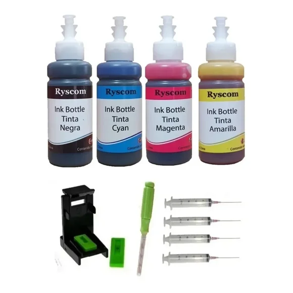 Kit de Recarga para Impresora Multifuncional Canon Ts3110 Pg-145 Cl-146 Ryscom Kit de recarga