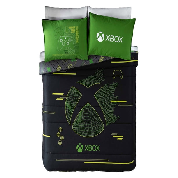 Edredón Individual Vianney Xbox Set de Edredón 1,75 m x 2,35 m 1 Funda Decorativa 0,66 m x 0,47 m