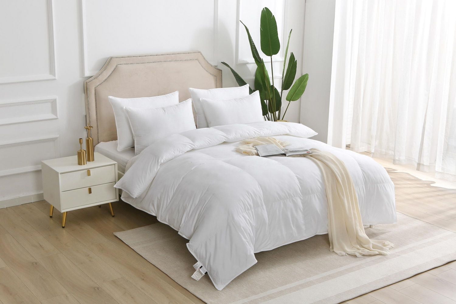 Couette en microfibre luxe toutes saisons