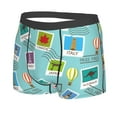 thumbnail image 2 of Kll World Travel1 Men'S Cotton Boxer Briefs Underwear-Large, 2 of 9