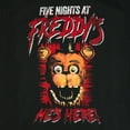 thumbnail image 3 of Five Nights At Freddy's T-Shirt Men's He's Here Graphic Print Tee, 3 of 4