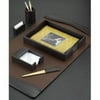 Bey-Berk - Desk accessories set - 6 pieces - leather, thermoplastic polyurethane (TPU) - brown
