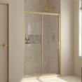 thumbnail image 3 of Pemberly Row 48"W x 74"H Sliding Shower Door in Brushed Gold, 3 of 12