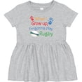thumbnail image 3 of Inktastic Future Rugby Player Girls Baby Dress, 3 of 5