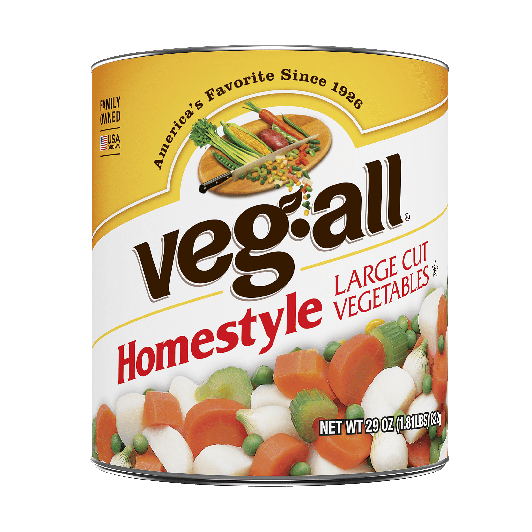 VegAll Homestyle Large Cut Canned Vegetables, 29 oz Can