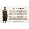 thumbnail image 3 of GIRUNS Mens Tank Tops Summer Beach Sleeveless Vacation Shirts Muscle Gym Vest Graphic Tank Top Army Green Sun Palm M, 3 of 7