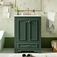 thumbnail image 3 of Furvclv 24" Modern Bathroom Vanity, Undermount Bathroom Single Sink Cabinet With 2 Doors And 1 Drawer, Adjustable Shelves, Solid Wood Frame, Soft Closing, 3 of 9