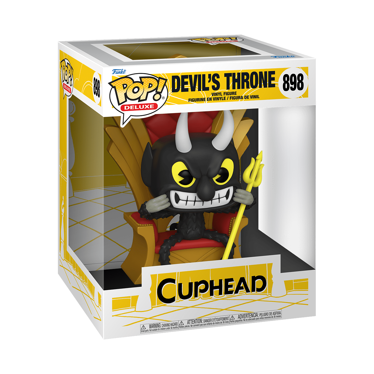 Funko Pop! Deluxe: Cuphead - Devil in Chair Vinyl Figure
