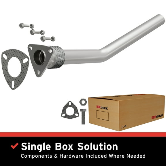 BRExhaust OE Replacement Exhaust Pipe Kit 107-0037: Compatible with 2001-2006 Chrysler Sebring 2.7L, 2001-2006 Dodge Stratus 2.7L