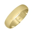 thumbnail image 3 of SZUL Women's 4mm Domed Wedding Band in 10K Yellow Gold, 3 of 8