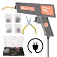 thumbnail image 1 of Antorcha de soldadura de plástico Grapadora en caliente de 120 W, soplete de soldadura de plástico, kit de reparación de parachoques de coche de alta potencia con alicates, 4 tipos de grapas 1 1, 1 of 5
