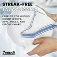 Zeppoli 15-Pack Natural Cotton Dish Cloths, Classic White Kitchen ...