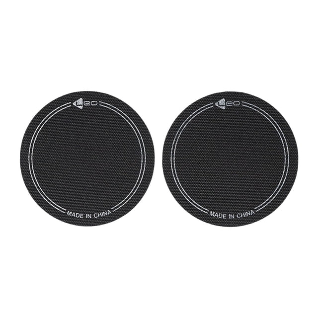 LEO 2 piezas de parches para bombo, parches para parches de tambor, accesorios para parches de tambor de percusión , Pedal único
