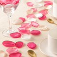 thumbnail image 3 of 400 Uds. Pétalos de rosa pétalos de flores de satén para boda cesta de niña de las flores centros de mesa pasillo corredor fiesta confeti despedida de soltera cena decoración de boda, 3 of 4