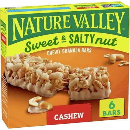 2X - Nature Valley Cashew Bars - 7.2oz/6ct