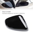 thumbnail image 4 of Riwesomey Cubierta de la carcasa del espejo derecho izquierdo del coche negro para GOLF 6 2009-2012 Automoción decorativa y accesorios Riwesomey VI003290-00, 4 of 6