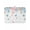 White, variant on Summer Ocean Colorful Coral Dish Drying Mats for Kitchen Counter,Absorbent Microfiber Dish Drainer Rack Mat Abstract Starfish Bubble Drying Pad for Sinks,Utensils,Countertops,16x18in