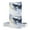 Gray, variant on 20PCS Waterproof Marble Peel and Stick Backsplash Washroom Wall Panels, Peel and Stick Tile, PVC Wall Panels for Kitchen Bathroom Living Room Bedroom Not Real Tile Black