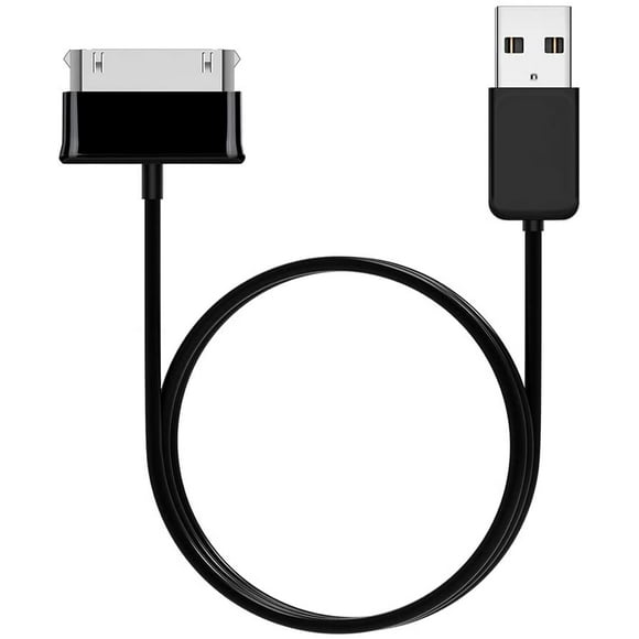 Câble de Données USB, 1M de Long Charge en Toute Sécurité Chargeur de Câble de Données USB pour Samsung Galaxy Tab 2 10.1 P5100 P7500 7.0 Plus T859,