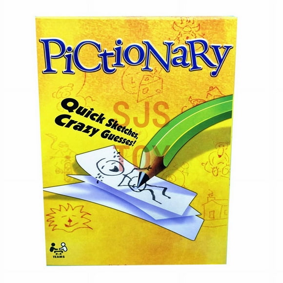 Mattel Games Pictionary Board & Drawing Game for Kids, Adults, Families & Parties, Unique Catch-All Category for 2 Teams