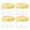 Yellow, variant on Mini Condiment Containers 4 Pack, 35Ml Transplastic Sauce Jars with Lids, Leak-Proof Dressing Dispenser for Lunch Box, Kitchen, Travel Yellow