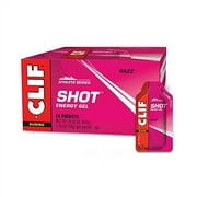 CLIF SHOT - Energy Gels - Razz - Non-GMO - Non-Caffeinated - Fast Carbs for Energy - High Performance & Endurance - Fast Fuel for Cycling and Running (1.2 Ounce Packet, 24 Count)