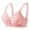 Watermelon Red, variant on Fesfesfes Bras for Women Padded Shaped Bras Lace Embossing Wire Free Side Lifted Underwear Bras Elegant Solid Color Bras Gather Push Up Unwired Everyday Bras