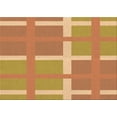 thumbnail image 1 of Ahgly Company Indoor Rectangle Patterned Cantaloupe Orange Area Rugs, 8' x 10', 1 of 6