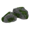 thumbnail image 1 of OUNONA 2Pcs Artificial Landscape Rocks Assorted Color Foam Rockery Ornament Garden, 1 of 7