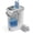 White X-Large Bucket#5 + 60" Mop + 3 Pads, variant on JOYMOOP Mop and Bucket with Wringer Set, Flat Squeeze Mop with Bucket (X-Large), Dust Mop for Wall Cleaner with Long Handle, Microfiber Mop - White Bucket with 3 Reusable 15" Pads