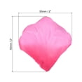 thumbnail image 2 of Uxcell Artificial Rose Petals Silk Flower Decoration Supplies for Wedding Decor, Gradient Rose Red 1200Pcs, 2 of 5