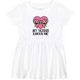 thumbnail image 3 of Inktastic My Nonna Loves Me Girl Grandchild Girls Baby Dress, 3 of 5