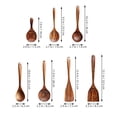 thumbnail image 2 of SEWCHICS Tea Scoops Wooden Spoon Assorted Color 7-Pcs, 2 of 8